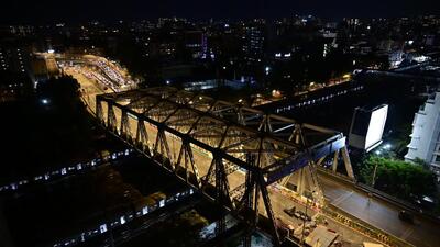Both arms of the reconstructed Gokhale bridge have now been thrown open to traffic (Anshuman Poyrekar/ / HT Photo) Both arms of the reconstructed Gokhale bridge have now been thrown open to traffic (Anshuman Poyrekar/ / HT Photo)