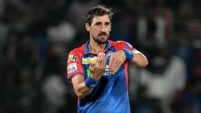 Delhi Capitals' Mitchell Starc during IPL 2025 (AFP) Delhi Capitals' Mitchell Starc during IPL 2025 (AFP)