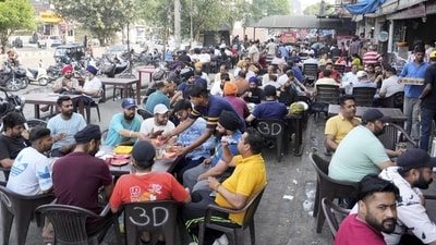 India-Pakistan ceasefire: Customers seen at an eatery as people resume normal activities in Amritsar on Sunday, a day after India and Pakistan agreed to a ceasefire. (PTI) India-Pakistan ceasefire: Customers seen at an eatery as people resume normal activities in Amritsar on Sunday, a day after India and Pakistan agreed to a ceasefire. (PTI)
