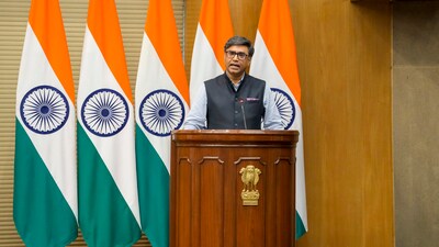 Soon, Indian foreign secretary Vikram Misri made an official announcement, and revealed that it was facilitated by the Pakistan DGMO contacting his Indian counterpart at 3:35 PM on Saturday afternoon and it was agreed that a ceasefire would begin from 5:00 PM. (PTI) Soon, Indian foreign secretary Vikram Misri made an official announcement, and revealed that it was facilitated by the Pakistan DGMO contacting his Indian counterpart at 3:35 PM on Saturday afternoon and it was agreed that a ceasefire would begin from 5:00 PM. (PTI)