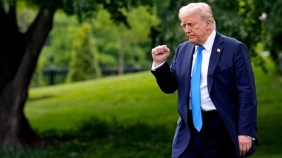 Trump “actively looking at” suspending habeas corpus, the constitutional right for people to legally challenge their detention by the government. (Bloomberg) Trump “actively looking at” suspending habeas corpus, the constitutional right for people to legally challenge their detention by the government. (Bloomberg)