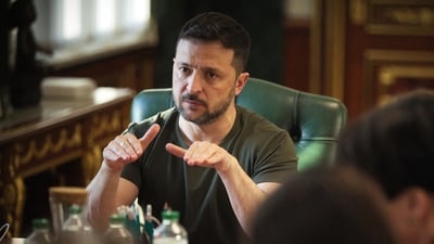 Ukraine's President Zelensky dismissed a short truce suggested by Russian President Putin. (AFP) Ukraine's President Zelensky dismissed a short truce suggested by Russian President Putin. (AFP)
