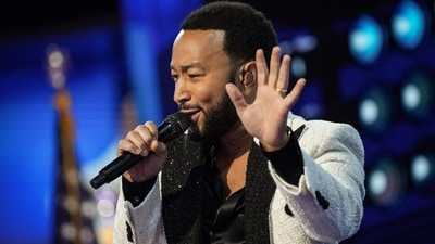 John Legend suggested that West's mother's passing in 2007 may have marked an important turning point in his mental and emotional decline. (Getty Images via AFP) John Legend suggested that West's mother's passing in 2007 may have marked an important turning point in his mental and emotional decline. (Getty Images via AFP)