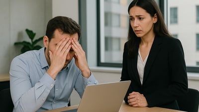 An employee talks about feeling demotivated after being rebuked by his manager (Image generated using AI) An employee talks about feeling demotivated after being rebuked by his manager (Image generated using AI)