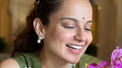 Kangana Ranaut has posted a couple of photos from a recent outing. Kangana Ranaut has posted a couple of photos from a recent outing.