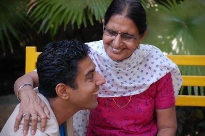 Chef Ranveer Brar with mother Surinder Kaur