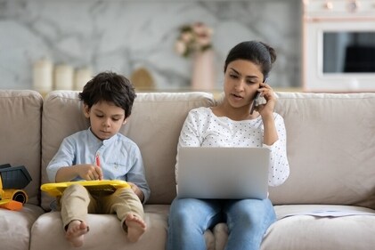 Working moms have to balance both home and office. (Shutterstock)