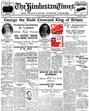 HT This Day: May 13, 1937 -- George the sixth crowned King of Britain (HT) HT This Day: May 13, 1937 -- George the sixth crowned King of Britain (HT)