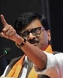 Shiv Sena (UBT) MP Sanjay Raut addressed a press conference on Sunday (HT Photo) Shiv Sena (UBT) MP Sanjay Raut addressed a press conference on Sunday (HT Photo)