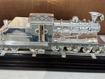 Prime Minister Narendra Modi presented Joe Biden with a silver antique train model.
