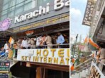 The 73-year-old bakery's Hyderbad-based outlet was attacked by protesters on Sunday. The 73-year-old bakery's Hyderbad-based outlet was attacked by protesters on Sunday.