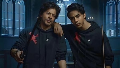 Shah Rukh Khan and his son Aryan Khan Shah Rukh Khan and his son Aryan Khan