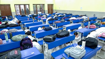As life has returned to normal following the ceasefire between India and Pakistan, education minister Sakina Itoo said all educational institutions, except those in border areas, will open in Jammu and Kashmir on Tuesday. (ANI/File) As life has returned to normal following the ceasefire between India and Pakistan, education minister Sakina Itoo said all educational institutions, except those in border areas, will open in Jammu and Kashmir on Tuesday. (ANI/File)