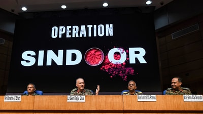 Nothing is out of bounds now, not even the Indus Waters Treaty, which we once treated as sacrosanct. Any terror attack that has a Pakistani component will be treated as an act of war. (ANI) Nothing is out of bounds now, not even the Indus Waters Treaty, which we once treated as sacrosanct. Any terror attack that has a Pakistani component will be treated as an act of war. (ANI)