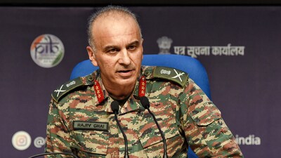 DGMO Lieutenant General Rajiv Ghai speaks during the press conference on Operation Sindoor, in New Delhi on Sunday. (ANI) DGMO Lieutenant General Rajiv Ghai speaks during the press conference on Operation Sindoor, in New Delhi on Sunday. (ANI)