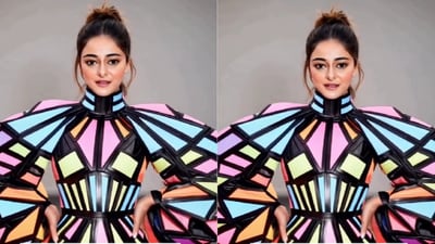 Ananya Panday's AI image walking the red carpet at Met Gala in a 3d multicoloured dress had fans saying, “She looks wow”. Ananya Panday's AI image walking the red carpet at Met Gala in a 3d multicoloured dress had fans saying, “She looks wow”. 