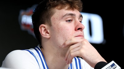 This year's projected top selection is Cooper Flagg of the Duke Blue Devils. (Getty Images via AFP) This year's projected top selection is Cooper Flagg of the Duke Blue Devils. (Getty Images via AFP)