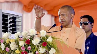 Chief minister Yogi Adityanath addresses a gathering in Gorakhpur on Monday. (PTI PHOTO) Chief minister Yogi Adityanath addresses a gathering in Gorakhpur on Monday. (PTI PHOTO)