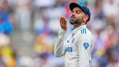 Virat Kohli blows kisses to the crowd during a Test match. (AP) Virat Kohli blows kisses to the crowd during a Test match. (AP)