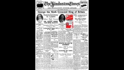 HT This Day: May 13, 1937 -- George the sixth crowned King of Britain (HT) HT This Day: May 13, 1937 -- George the sixth crowned King of Britain (HT)