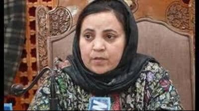 J&K education minister Sakina Itoo. (File)