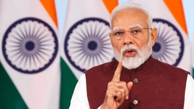 Prime Minister Narendra Modi addresses the Nation, Monday, May 12, 2025. (PMO) Prime Minister Narendra Modi addresses the Nation, Monday, May 12, 2025. (PMO)