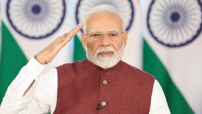 Prime Minister Narendra Modi addresses the nation on Operation Sindoor on Monday. (HT Photo)