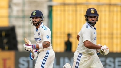 Virat Kohli and Rohit Sharma announced their respective retirements from Test cricket within the space of days from one another. (PTI) Virat Kohli and Rohit Sharma announced their respective retirements from Test cricket within the space of days from one another. (PTI)