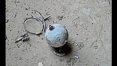 The debris of an unidentified projectile ladened with explosive material was recovered from a generator room of Markfed godowns in Jalandhar’s Chuharwali village, officials said, adding that the recovery came just few kms from the Adampur air base