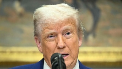 US President Donald Trump speaks during a news conference about prescription drug prices, in the Roosevelt Room of the White House on May 12, 2025, in Washington, DC. (AFP) US President Donald Trump speaks during a news conference about prescription drug prices, in the Roosevelt Room of the White House on May 12, 2025, in Washington, DC. (AFP)