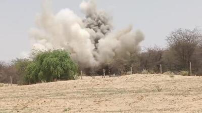 Visuals from the site in Jaisalmer. (Sourced photo)