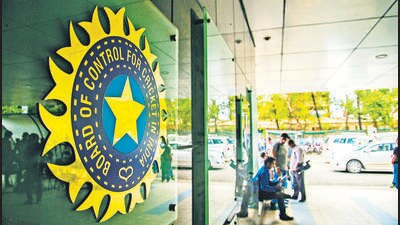 a logo of the Board of Control for Cricket in India (BCCI) during a Council meeting of the Indian Premier League (IPL) at BCCI headquarters in Mumbai 19 July, 2015. a logo of the Board of Control for Cricket in India (BCCI) during a Council meeting of the Indian Premier League (IPL) at BCCI headquarters in Mumbai 19 July, 2015.