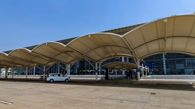 As many as 32 airports across India are shut and 25 flight routes are closed for operation. These are the visuals of deserted Chandigarh airport. (File/PTI) As many as 32 airports across India are shut and 25 flight routes are closed for operation. These are the visuals of deserted Chandigarh airport. (File/PTI)