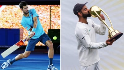 Novak Djokovic reacts to Virat Kohli's retirement from Tests Novak Djokovic reacts to Virat Kohli's retirement from Tests
