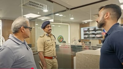 Police Commissioner B Dayananda and Joint Commissioner MN Anucheth offered a rare behind-the-scenes look into the city’s high-tech command centre.
