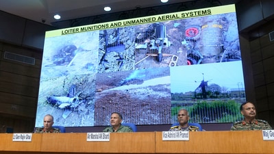 Air Marshal Bharti said that the indigenous air defence weapon system - the Akash system - showed a stellar performance. (PTI) Air Marshal Bharti said that the indigenous air defence weapon system - the Akash system - showed a stellar performance. (PTI)