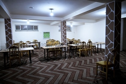 Chessboards are kept in an empty hall with no players at the Kabul Elite Chess Club in Kabul on May 11, 2025. Taliban authorities have barred chess across Afghanistan until further notice over concerns it is a source of gambling, which is illegal under the government's morality law, a sports official said on May 11. (Photo by Wakil KOHSAR / AFP) (AFP) Chessboards are kept in an empty hall with no players at the Kabul Elite Chess Club in Kabul on May 11, 2025. Taliban authorities have barred chess across Afghanistan until further notice over concerns it is a source of gambling, which is illegal under the government's morality law, a sports official said on May 11. (Photo by Wakil KOHSAR / AFP) (AFP)