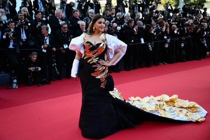 Aishwarya Rai Bachchan arrives for the screening of the film Megalopolis at the 77th edition of the Cannes Film Festival in Cannes. (AFP) Aishwarya Rai Bachchan arrives for the screening of the film Megalopolis at the 77th edition of the Cannes Film Festival in Cannes. (AFP)
