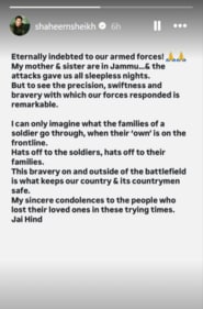 Shaheer Sheikh talked about having sleepless nights due to attacks while his family was in Jammu. Shaheer Sheikh talked about having sleepless nights due to attacks while his family was in Jammu.