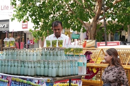 There's an inexplicable fun in pushing the mable down a codd-neck bottle before sipping on the banta at local stalls in Lajpat Nagar market. (Photo: Anurag Mehra/HT) There's an inexplicable fun in pushing the mable down a codd-neck bottle before sipping on the banta at local stalls in Lajpat Nagar market. (Photo: Anurag Mehra/HT)