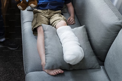 Calcium deficiency means the bones are brittle, more likely to fracture. (Unsplash ) Calcium deficiency means the bones are brittle, more likely to fracture. (Unsplash )