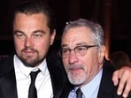 Leonardo DiCaprio to present Robert De Niro with honorary Palme d'Or at Cannes this year. Leonardo DiCaprio to present Robert De Niro with honorary Palme d'Or at Cannes this year.