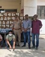 On April 8, a courier company manager alerted police on 112 emergency call number that their container truck driver Arvind was to deliver mobile phones from Malakpur, Greater Noida courier stockyard, to IGI airport in Delhi but he was informed that the vehicle has been found abandoned. (HT Photo) On April 8, a courier company manager alerted police on 112 emergency call number that their container truck driver Arvind was to deliver mobile phones from Malakpur, Greater Noida courier stockyard, to IGI airport in Delhi but he was informed that the vehicle has been found abandoned. (HT Photo)
