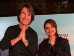 Mission: Impossible co-stars Avneet Kaur and Tom Cruise say 'namaste'