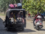 Students return home from school after normal activities resumed following a bilateral understanding between India and Pakistan, in Jalandhar, Punjab. Students return home from school after normal activities resumed following a bilateral understanding between India and Pakistan, in Jalandhar, Punjab.