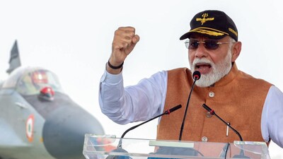 Jalandhar, May 13 (ANI): Prime Minister Narendra Modi addresses during his visit to the Adampur Air Base, in Jalandhar on Tuesday. (ANI Photo) (Narendra Modi - X) Jalandhar, May 13 (ANI): Prime Minister Narendra Modi addresses during his visit to the Adampur Air Base, in Jalandhar on Tuesday. (ANI Photo) (Narendra Modi - X)