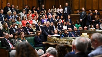 UK Parliament shows Britain's Prime Minister Keir Starmer speaking during Prime Minister's Questions (PMQ) session in the House of Commons. (File) (Representational image/AFP) UK Parliament shows Britain's Prime Minister Keir Starmer speaking during Prime Minister's Questions (PMQ) session in the House of Commons. (File) (Representational image/AFP)