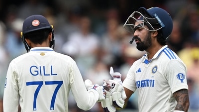 India's batsmen KL Rahul (R) and Shubman Gill (AFP) India's batsmen KL Rahul (R) and Shubman Gill (AFP)