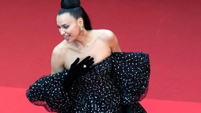 Russian model Irina Shayk arrives for the Opening Ceremony and the screening of the film "Partir un Jour" (Bye Bye) presented out of competition at the 78th edition of the Cannes Film Festival in Cannes, southern France, on May 13, 2025. (Photo by Miguel MEDINA / AFP) (AFP) Russian model Irina Shayk arrives for the Opening Ceremony and the screening of the film "Partir un Jour" (Bye Bye) presented out of competition at the 78th edition of the Cannes Film Festival in Cannes, southern France, on May 13, 2025. (Photo by Miguel MEDINA / AFP) (AFP)