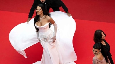 Lebanese actress Nadine Nassib Njeim arrives for the Opening Ceremony and the screening of the film "Partir un Jour" (Bye Bye) presented out of competition at the 78th edition of the Cannes Film Festival in Cannes, southern France, on May 13, 2025. (Photo by Miguel MEDINA / AFP) (AFP) Lebanese actress Nadine Nassib Njeim arrives for the Opening Ceremony and the screening of the film "Partir un Jour" (Bye Bye) presented out of competition at the 78th edition of the Cannes Film Festival in Cannes, southern France, on May 13, 2025. (Photo by Miguel MEDINA / AFP) (AFP)